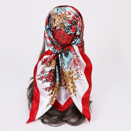Foulard carré femme imprimé