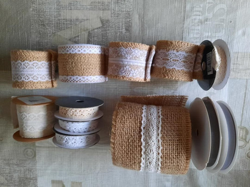 Lot rouleau toile - de,