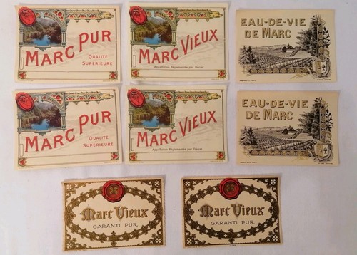 Lot étiquettes plouviez - étiquettes,