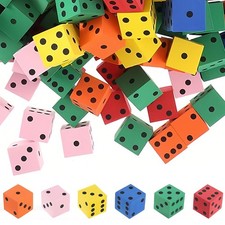 24 Pièces Dés en Mousse, 2