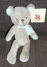 B1N / doudou peluche ours gris