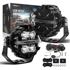 Projecteur LED 160W Crosshair Spot Beam For Camion SUV Marine IP68 3.5" Blanc