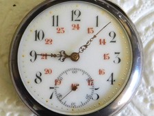 montre gousset argent  cadran