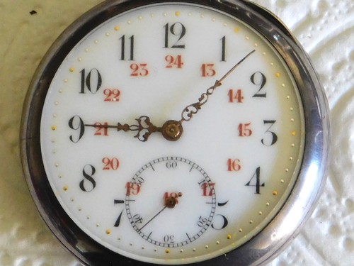 Montre gousset argent - montre,
