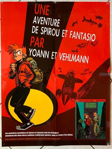 Affiche spirou fantasio - spirou, et