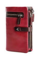 ® Portefeuille Femme - Porte Monnaie Femme Cuir Véritable - Porte Carte Femme...