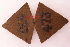 473° Régiment Pionniers Pattes de Col Troupe WWII Forteresse Uniforme 1940 M1935