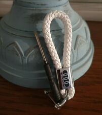 Porte- clé Audi A5 A3 TT A6 cuir corde tresser neuf sous blister