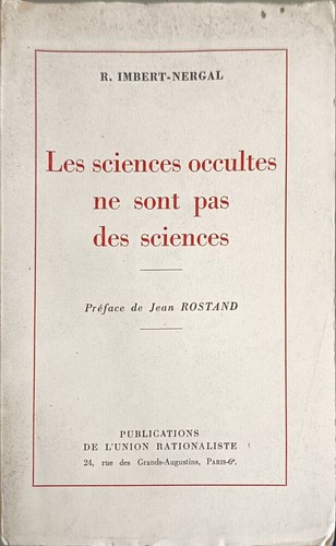 Les sciences occultes sont - occultes,