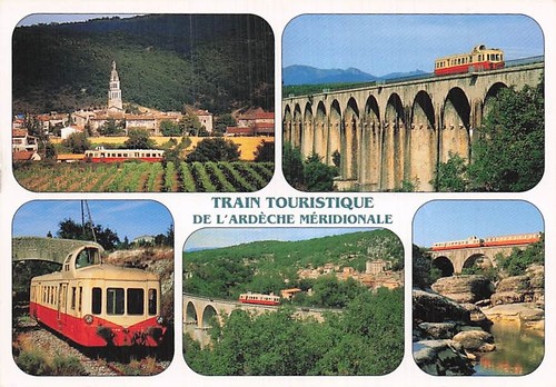 Ruoms train touristique l - train, de