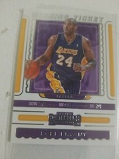 2019 Panini Contenders Kobe Bryant #4 Winning Ticket Los Angeles Lakers NBA MVP
