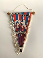 fanion OL Olympique Lyonnais vintage coupe de France pennant wimpel football