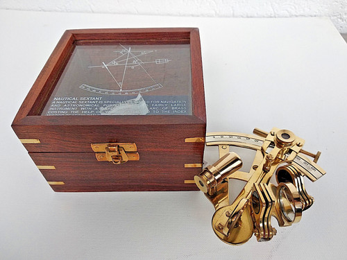 Sextant laiton pour navigation