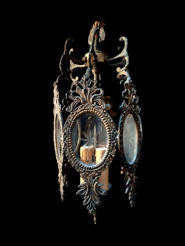 Petit lampadaire bronze - petit, en