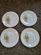 ....  4 ASSIETTES PLATES
