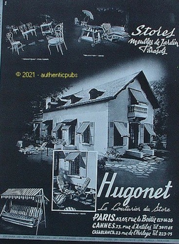 Publicite hugonet couturier - couturier, du