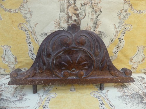 Ancien petit fronton bois - fronton, en