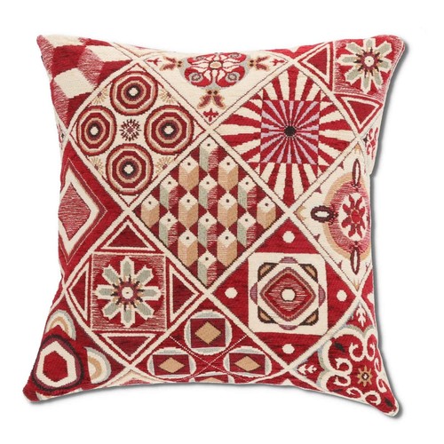 Housse coussin chenille - coussin,