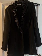 Weill 44 Veste Crèpe Noire Volant # Saint Laurent # Dolce CabC/Neuve