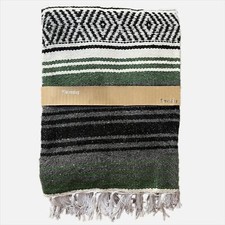 Couverture mexicaine tricotée manuellement - Pour canapé méditation tapis de ...