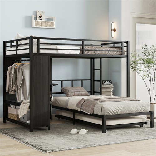 Full over twin bunk bed - full, with