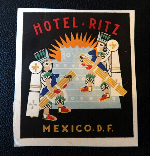 Hotel ritz mexico 8x7cm - mexico,