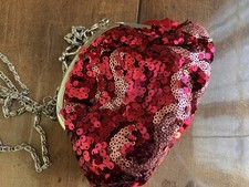 POCHETTE PAILLETTES FUCHSIA