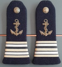 RBFM 2°DB RFM Épaulettes or Marine Officier Capitaine de Frégate Fusilier Marin