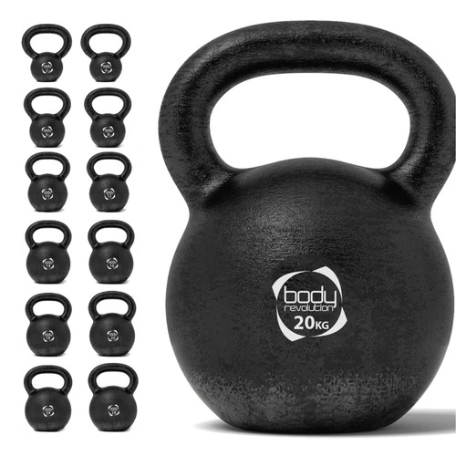 Kettlebell fonte kg base - 20,