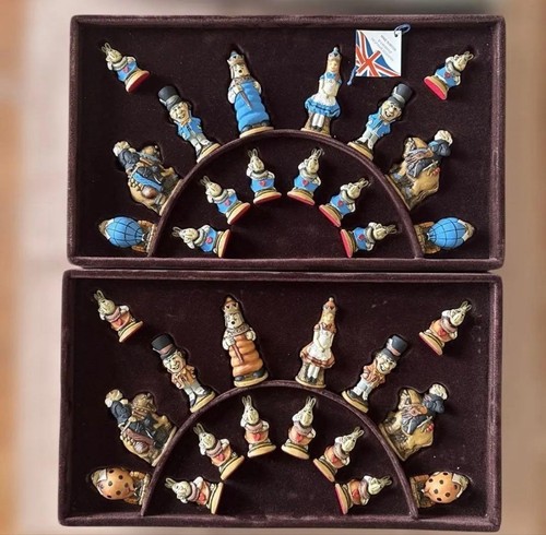 Jeu échecs ancien bois - d'échecs,