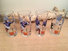 4 Verres Coca Cola des joueurs