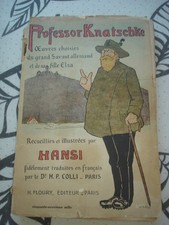 Hansi professor knatschke 1931 etat moyen Alsace