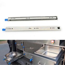 Glissi��res de tiroir fortement not��es avec roulements �� billes pour une exten