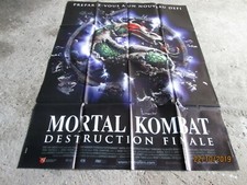  MORTAL KOMBAT Affiche cinéma originale pliée format 120x160 année 1998 Bon état