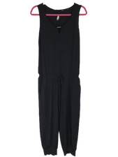 Combinaison Noire Pour Femme Fermeture Bouton Au Col Occasion Bonne Qualité T 38