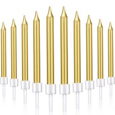 50 Pièces Bougies de Gâteau