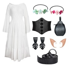 Blanc Robe médiévale