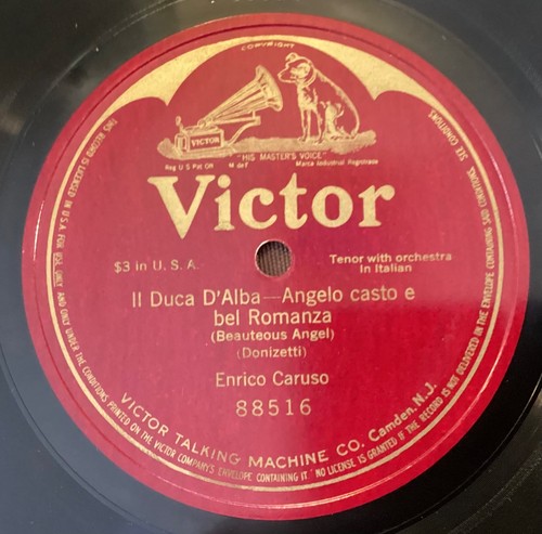 Enrico caruso 78 rpm - caruso, –
