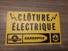 plaquette pvc cloture electrique piles mazda