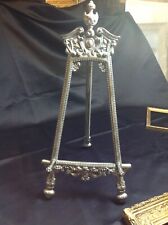 chevalet de table métal argenté style Baroque