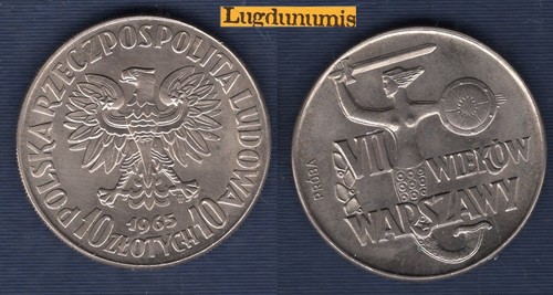 Pologne zlotych 1965 - 10, sup