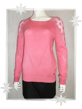 ¶ - Superbe Pull Fantaisie Corail Dentelle Ilda  Pepe Jeans Taille S 