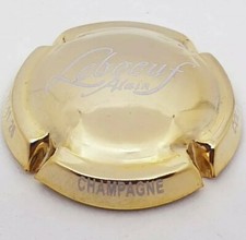 Capsule Jeroboam Champagne Leboeuf Alain Plaqué or. RARE !!! TZ