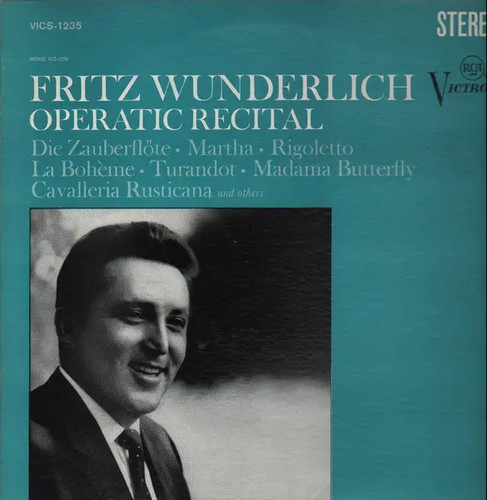 Wunderlich operatic recital - wunderlich,