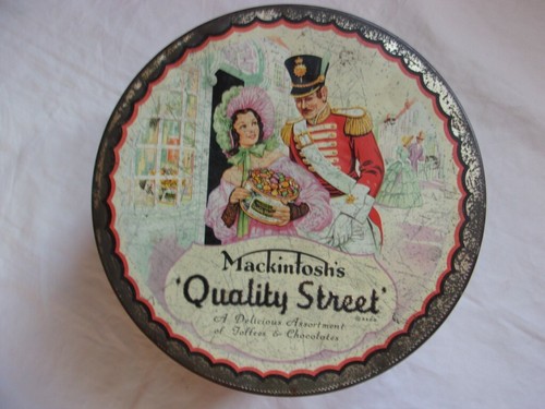 Boite fer ancienne bonbon - en,