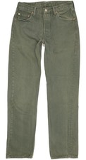 Levi's 501 Made in USA  Homme Vert Straight Regular  Jeans W31 L32 (106207)
