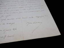 Jules FAVRE - lettre autographe signée