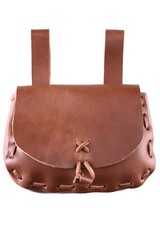 Sac En Cuir Médiéval, Marron