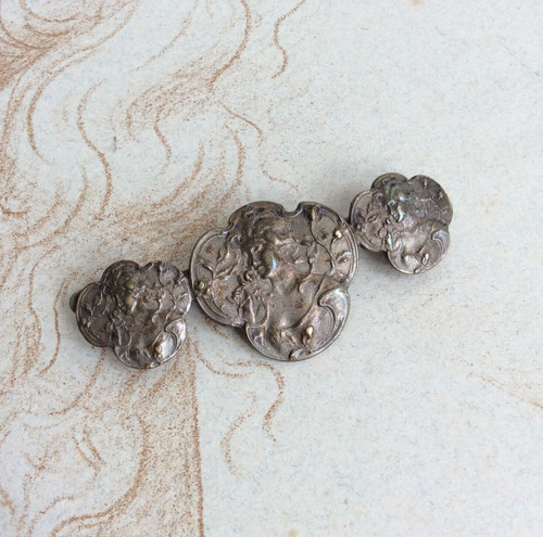 Ancienne broche barrette art - ancienne,