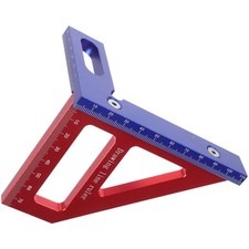  Rapporteur carré pour le travail du bois, outil de traçage triangulaire de 45 à